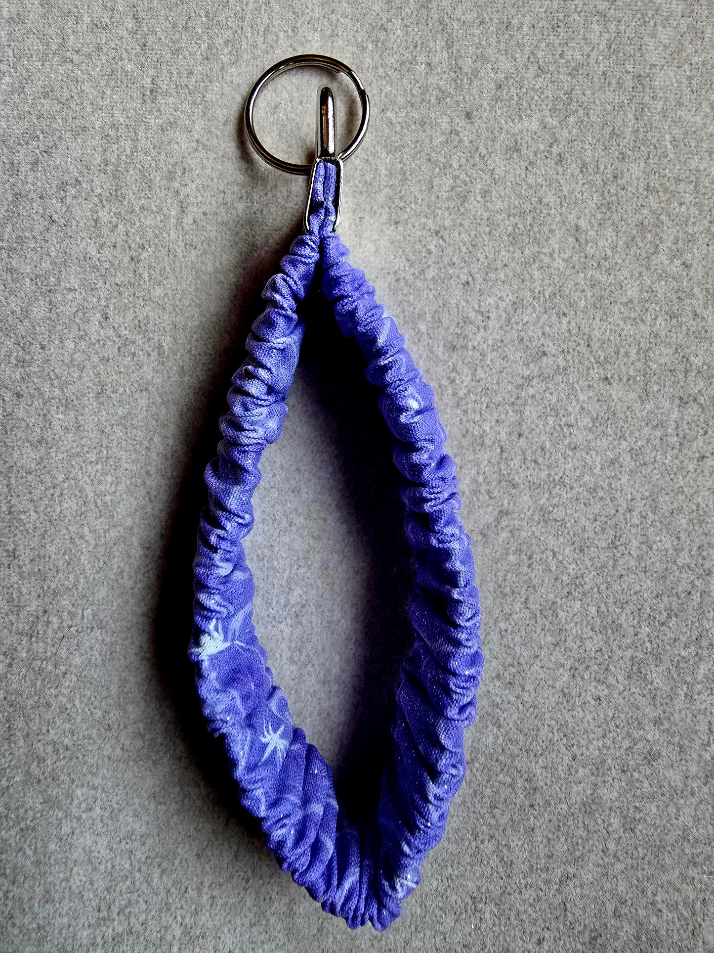 Scrunchie Wristlet - Purple Swirl