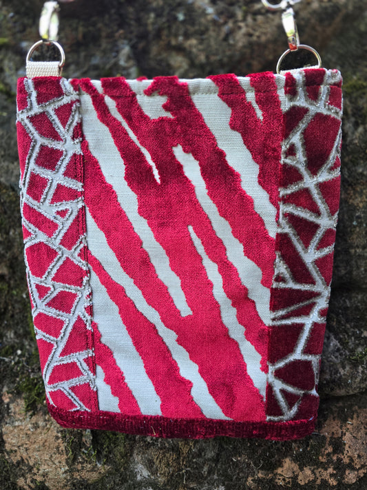 Crossbody Bag - Red Floral
