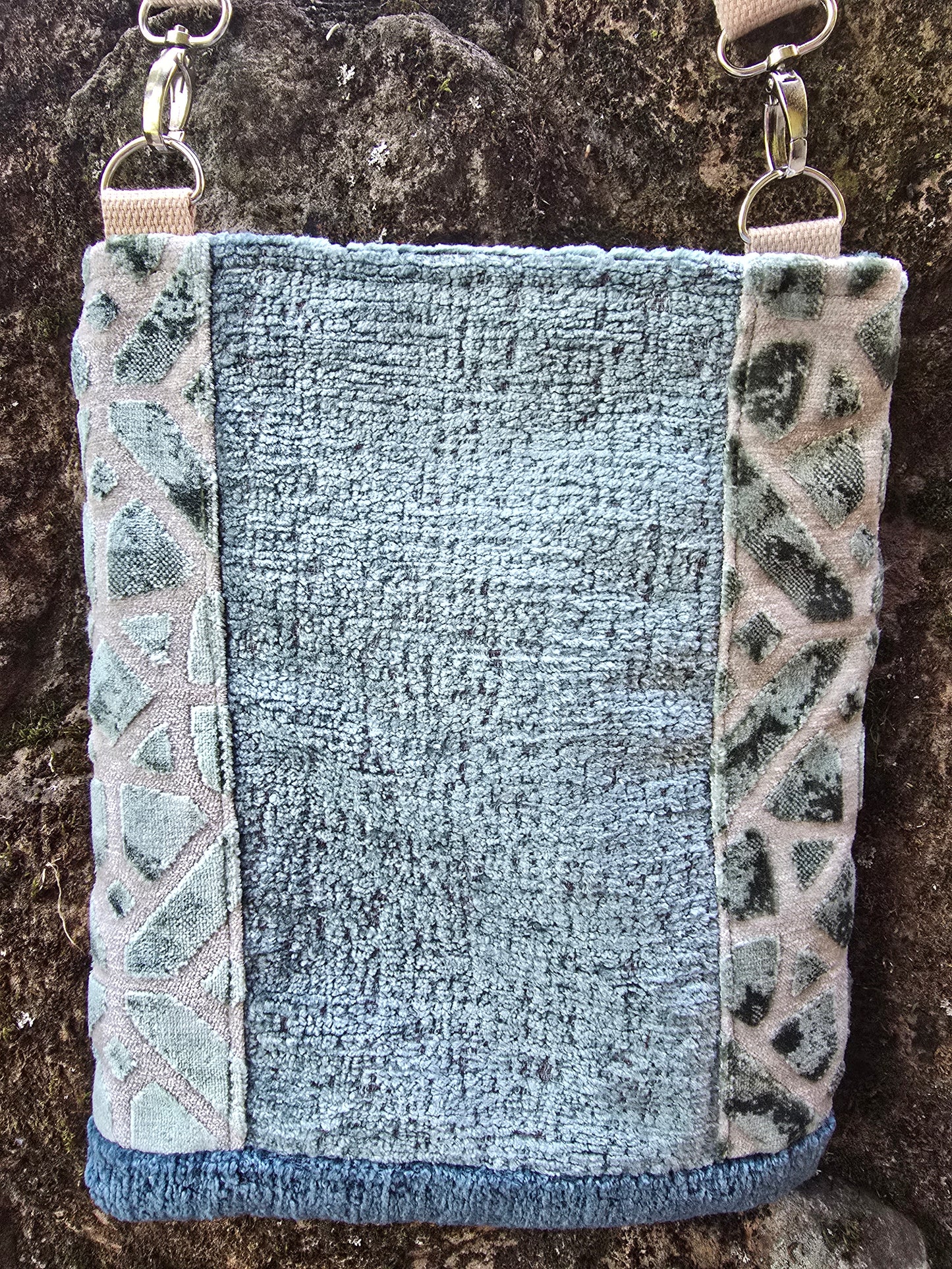 Crossbody Bag - Blue Hues Floral