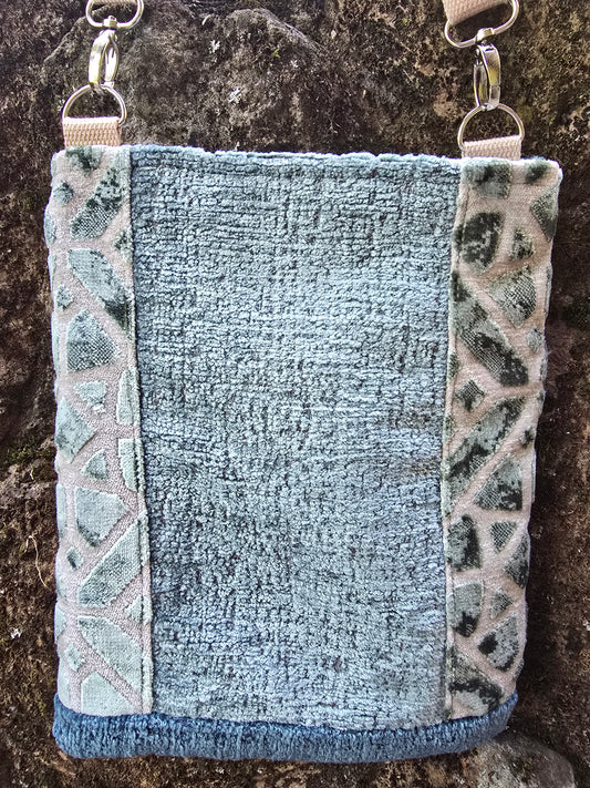Crossbody Bag - Blue Hues Floral