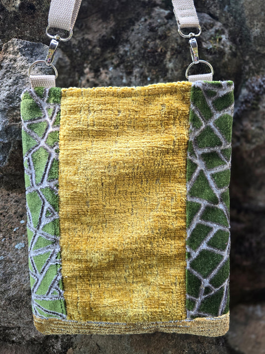 Crossbody Bag - Green/Gold