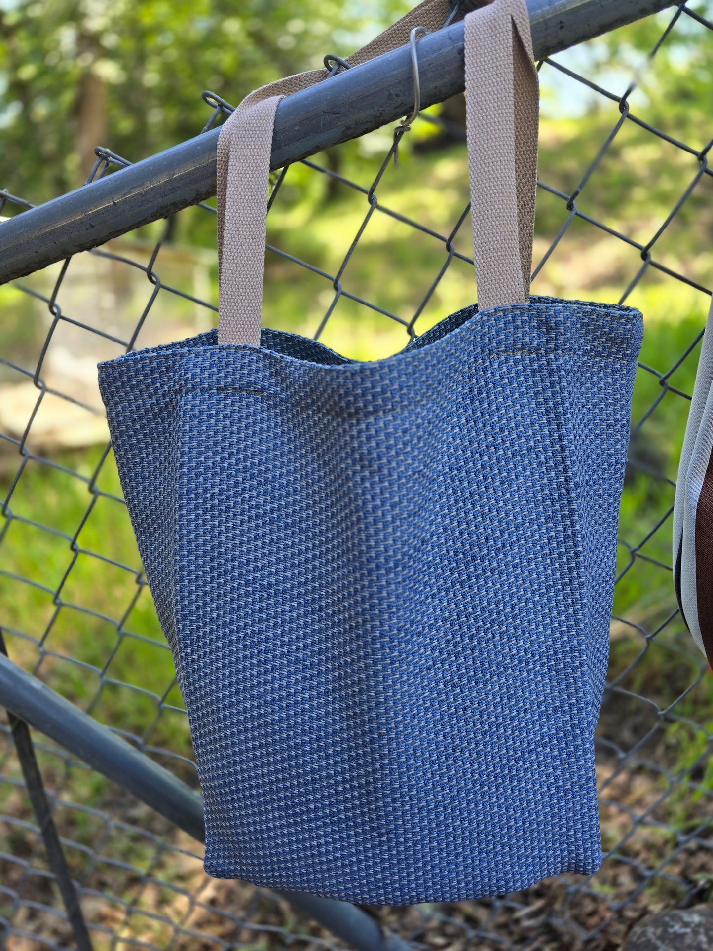 Supermarket Tote - Blue/Gray