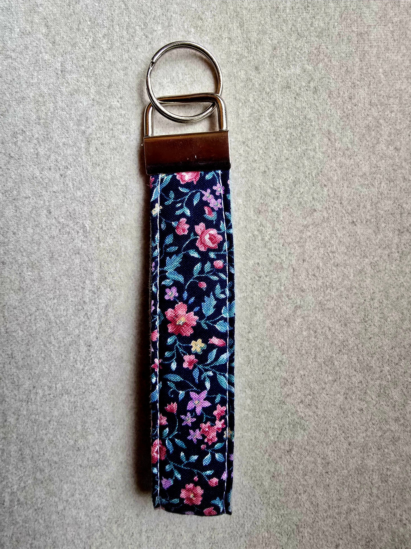 Wristlet - Blue/Pink Floral