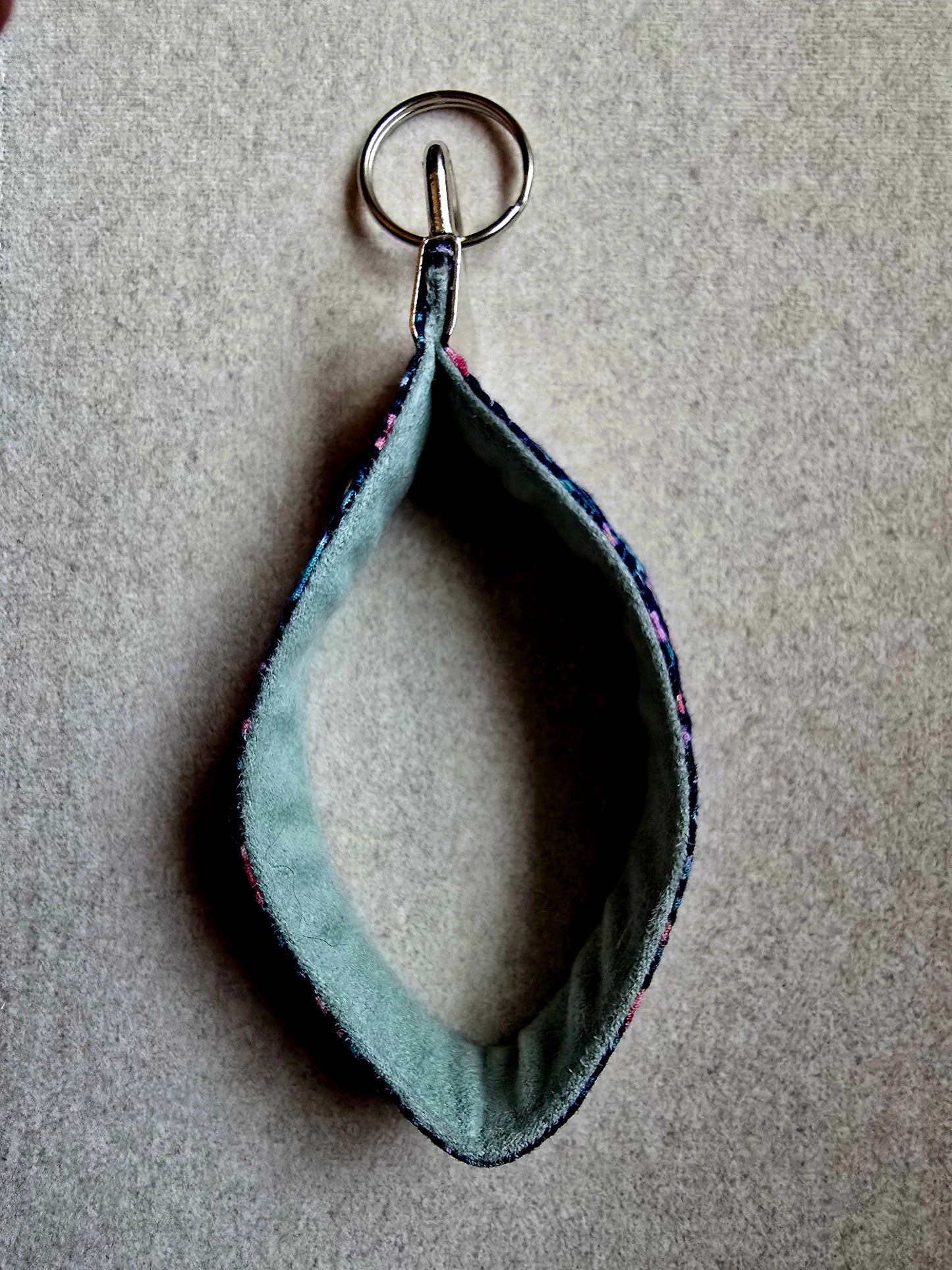 Wristlet - Blue/Pink Floral