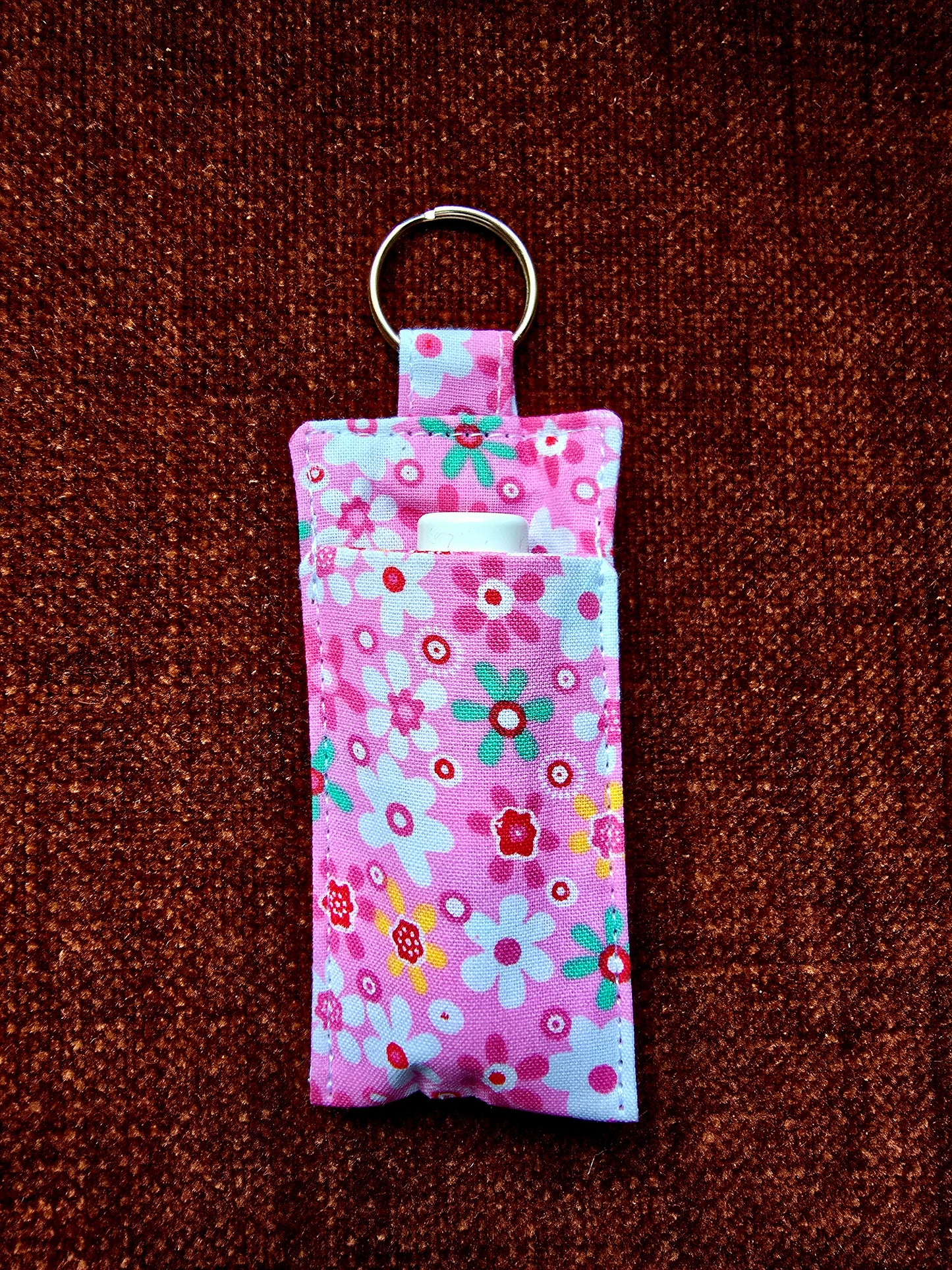 Chapstick Holder Keychain -  Assorted Colors
