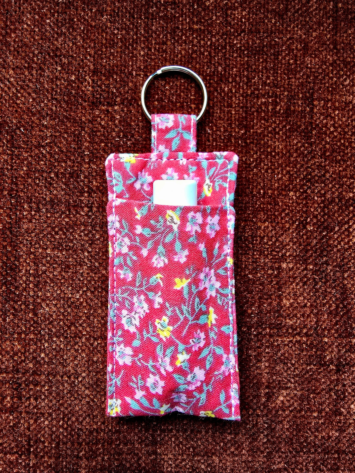 Chapstick Holder Keychain -  Assorted Colors