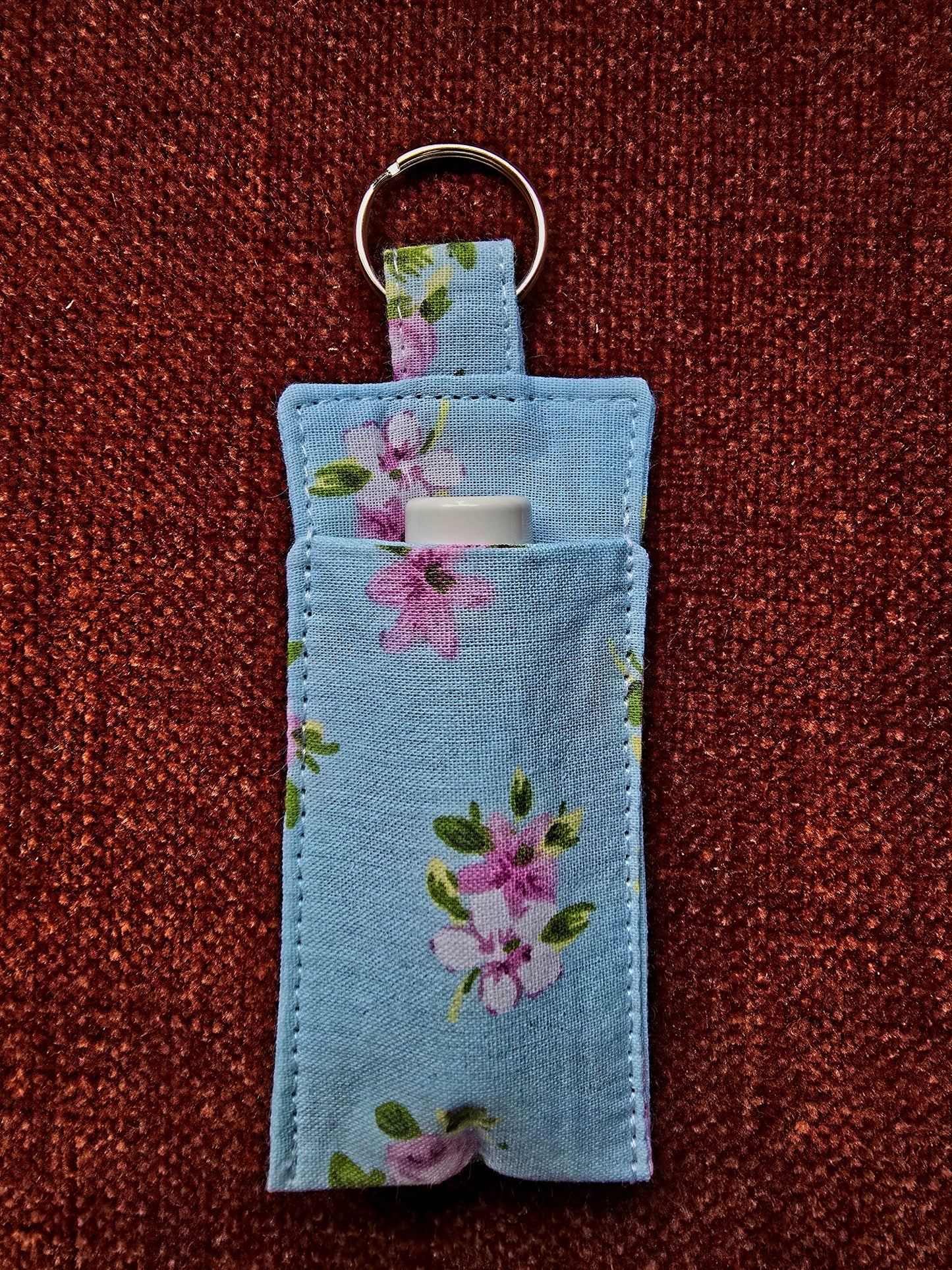 Chapstick Holder Keychain -  Assorted Colors