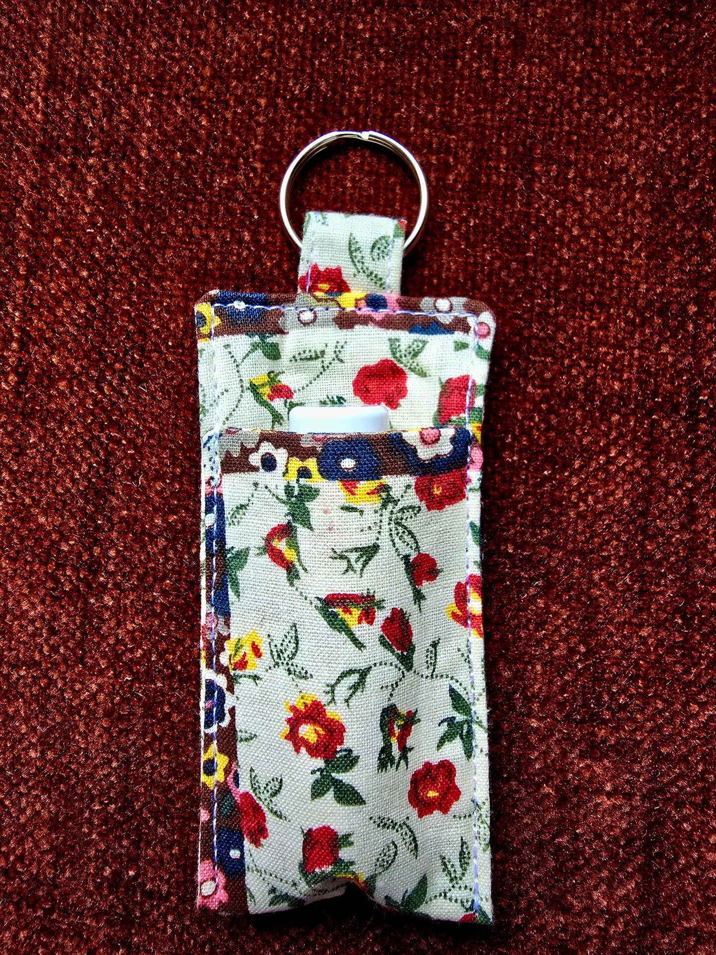Chapstick Holder Keychain -  Assorted Colors