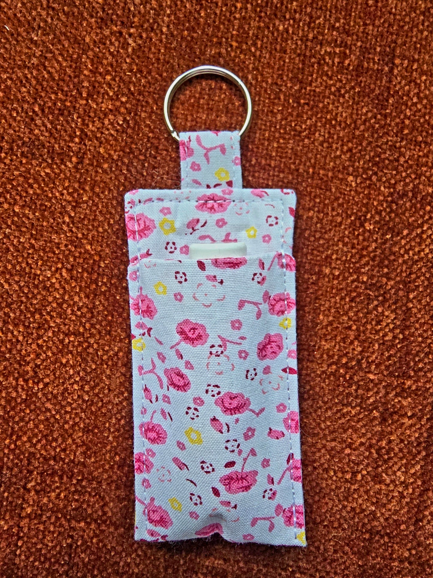 Chapstick Holder Keychain -  Assorted Colors