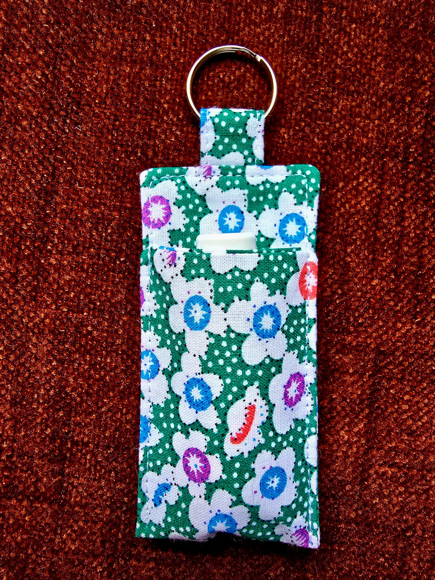 Chapstick Holder Keychain -  Assorted Colors