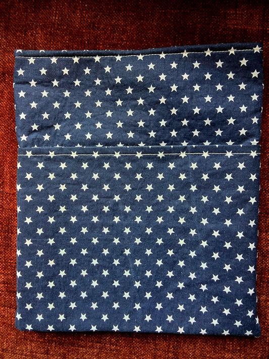 Booksleeve - Blue/White Stars