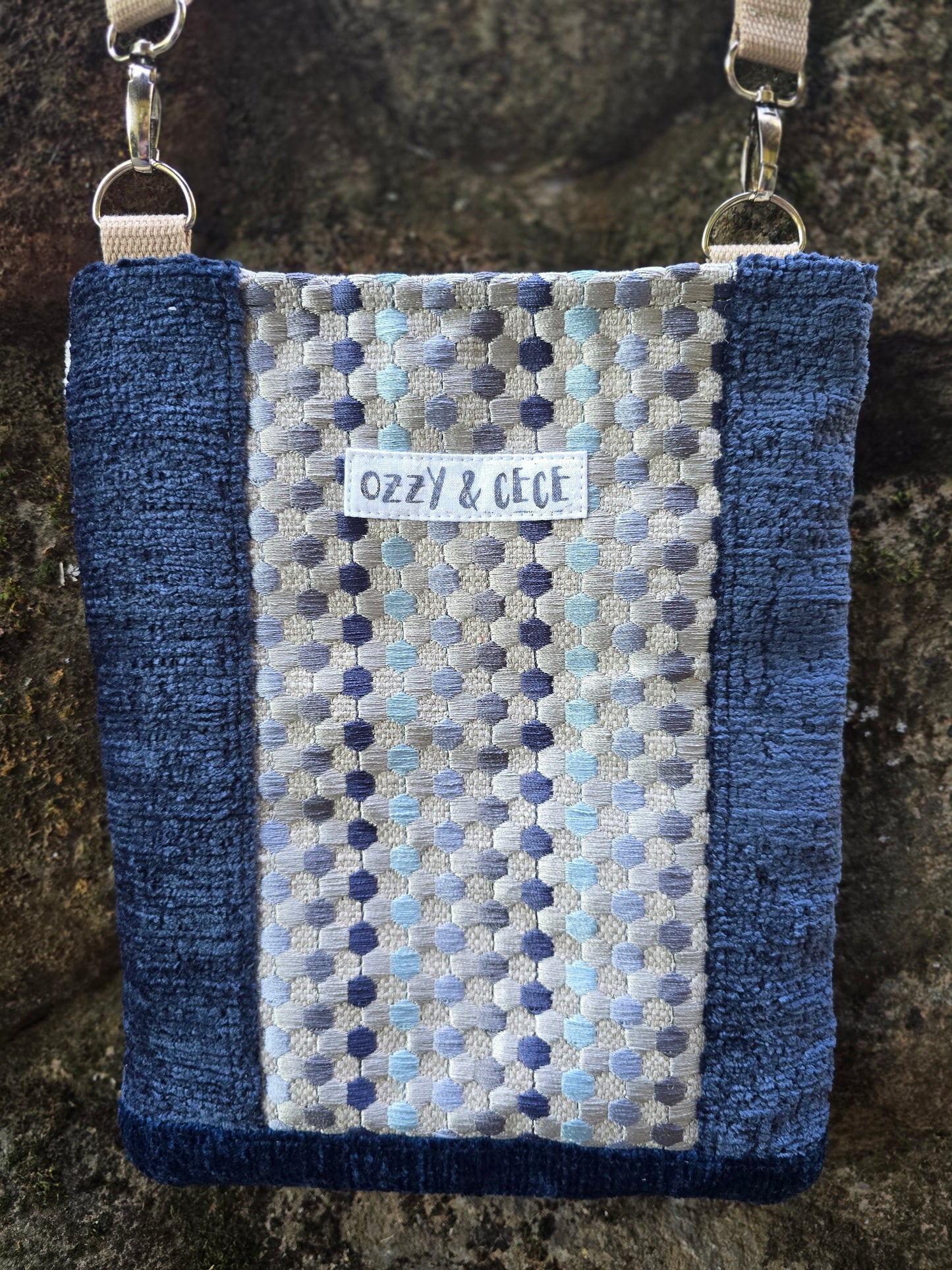 Crossbody Bag - Blue/Gray