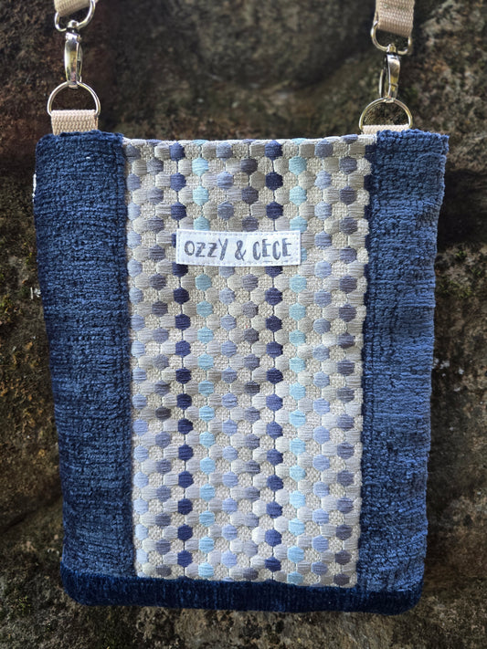 Crossbody Bag - Blue/Gray