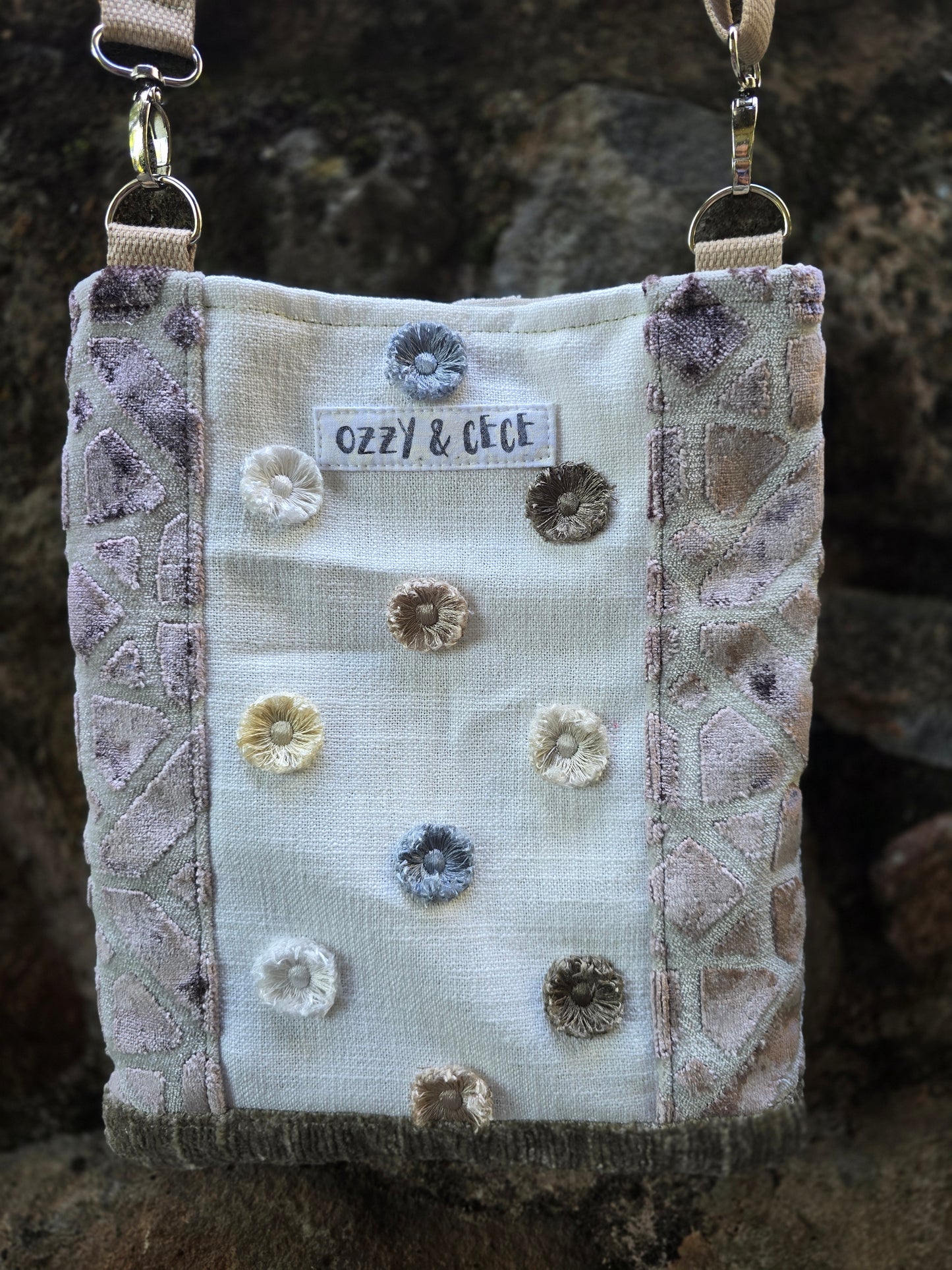 Crossbody Bag - Neutral Floral