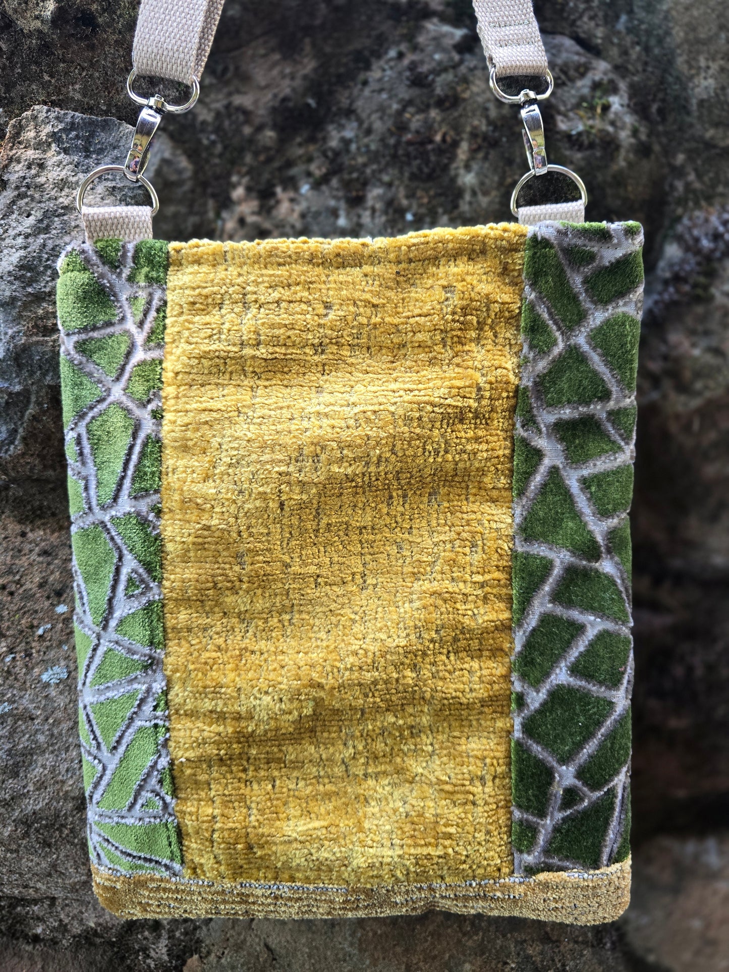 Crossbody Bag - Green/Gold